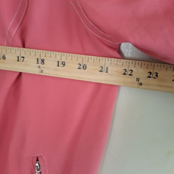 Alfred Dunner Jacket Fuchsia Pink Small Zip Daisy Charms Floral  Print Lining - Picture 9 of 13